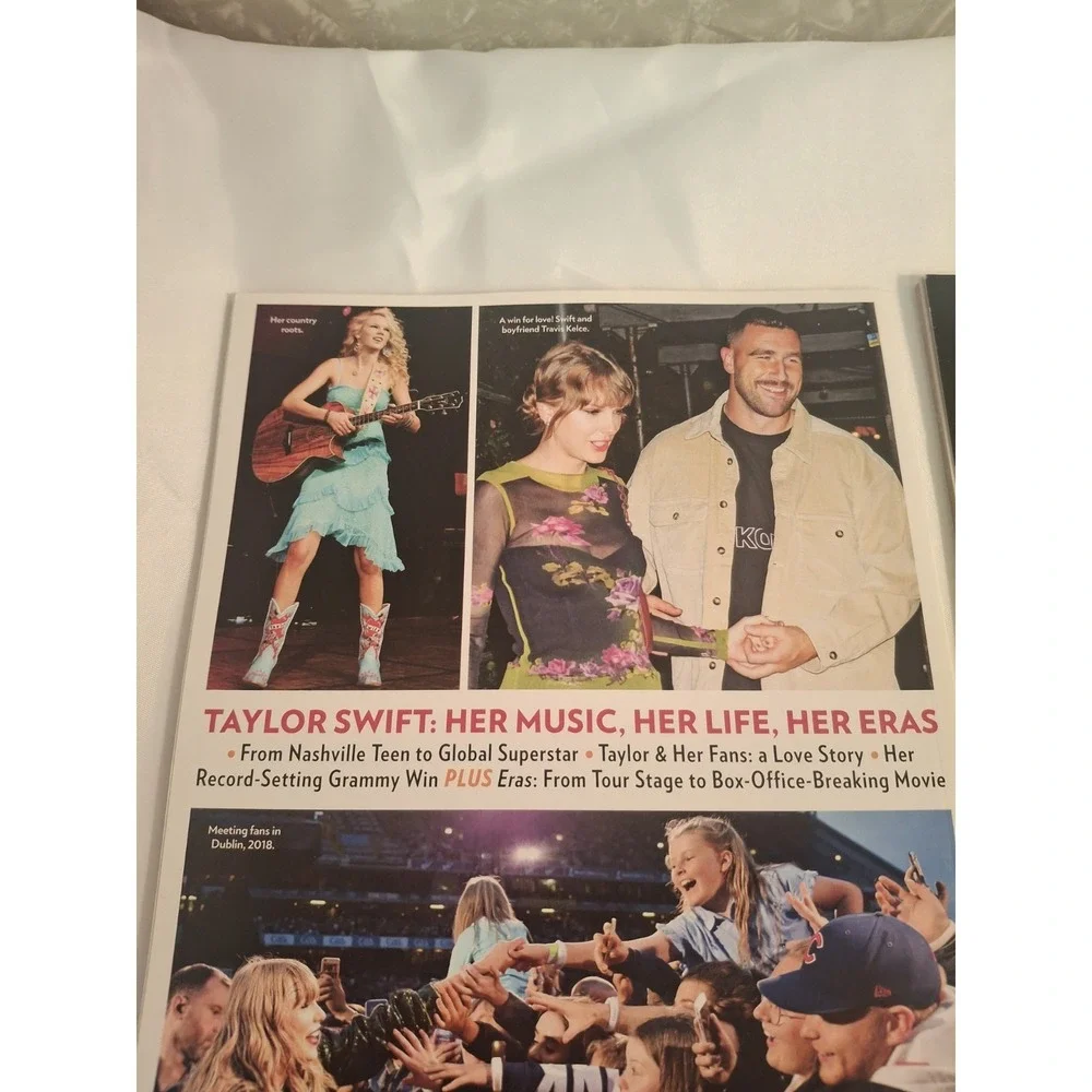 Taylor Swift Magazine Lot Of 3 People Travis Kelce 200 Photos Life Offstage